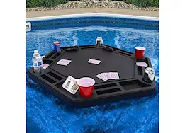 Polar Whale Floating Poker Table, Black, 3 ft