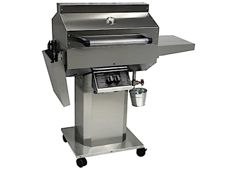 PHOENIX GRILLS NATURAL GAS STAINLESSSTEEL FABRICATED MODEL W/RIVETED GRILL HEAD & 3-PIECE COLUMN/BASE