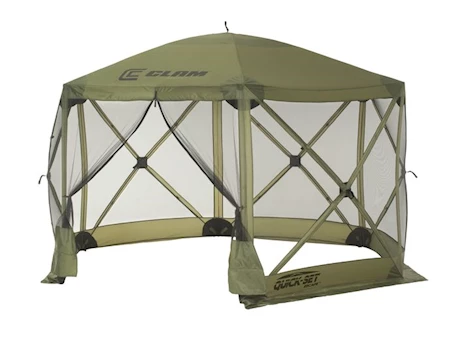 Quick-Set by Clam Escape 6-Sided Screen Shelter - Green