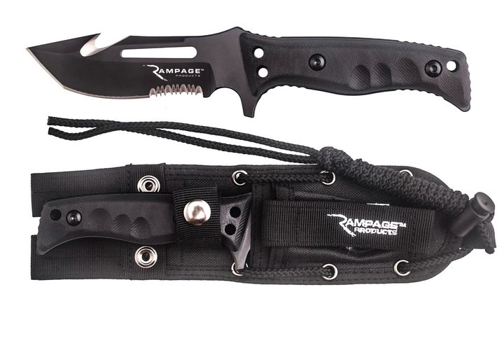BLACK RECOVERY TRAIL KNIFE
