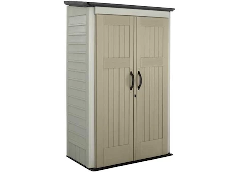 Rubbermaid Outdoor Storage Shed, 4x2.5 ft
