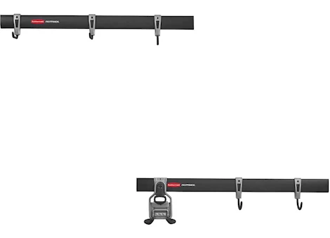 Rubbermaid 8PC FASTTRACK RAIL GARAGE KIT ALL IN ONE