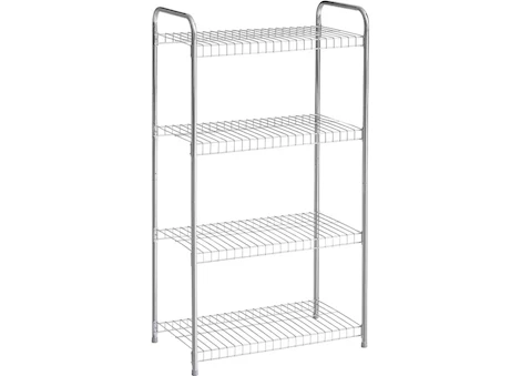 Rubbermaid 4 TIER SHELF SATIN NICKEL