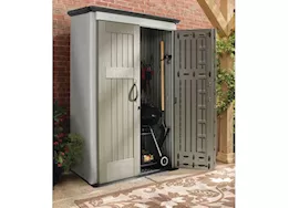 Rubbermaid Outdoor Storage Shed, 4x2.5 ft