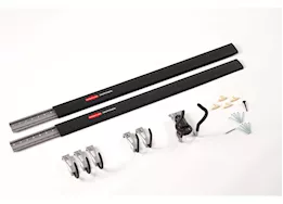 Rubbermaid 8pc fasttrack rail garage kit all in one