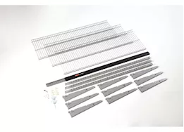 Rubbermaid Fasttrack rail wire garage shelf kit