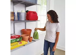 Rubbermaid Fasttrack rail wire garage shelf kit