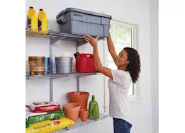 Rubbermaid Fasttrack rail wire garage shelf kit