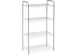 Rubbermaid 4 tier shelf satin nickel