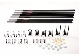 Rubbermaid 24pc fasttrack rail garage kit all in 1