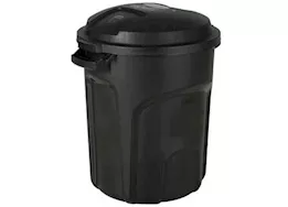 Rubbermaid Roughneck 20 gallon non wheeled vented trash can with lid black