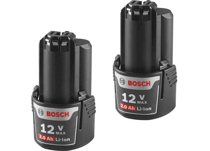 Robert Bosch Tool Company Professional 12v max lithion-ion 2 ah battery, 2 pack Main Image