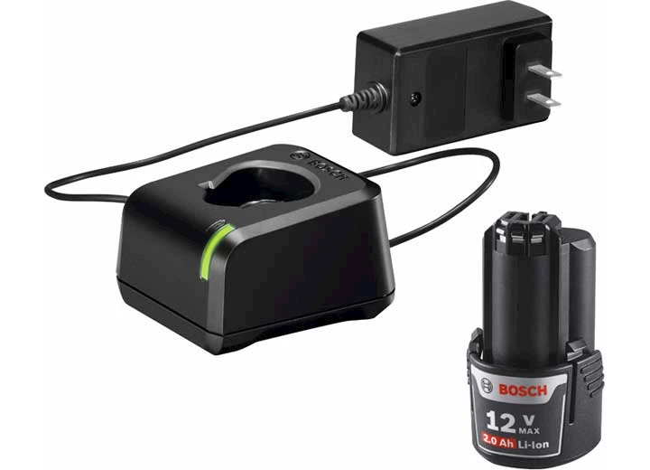 Robert Bosch Tool Company Professional 12v max lithium-ion starter kit, 1- slimpack battery 2 ah & charger Main Image