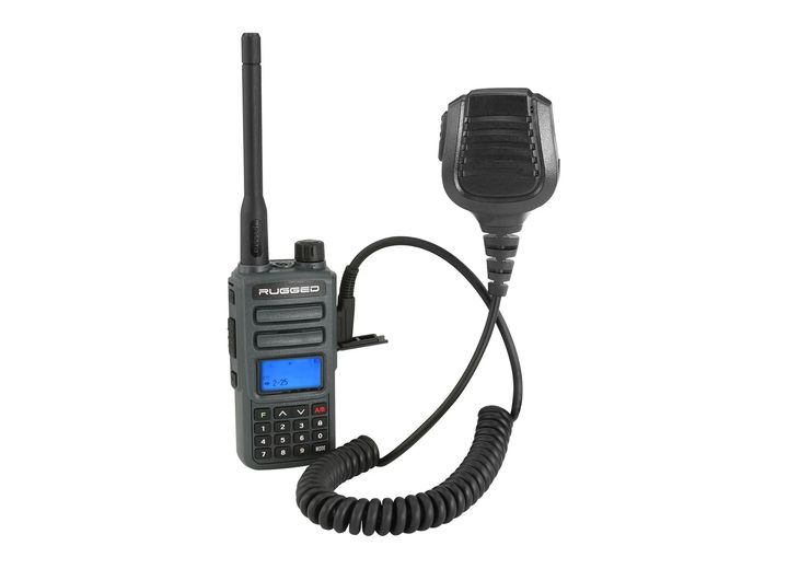 RUGGED GMR2 GMRS/FRS WITH WATERPROOF HAND MIC