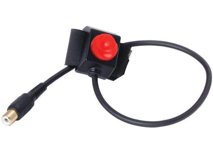 MOTORCYCLE PUSH TO TALK (PTT) VELCRO MOUNT WITH RCA CONNECTOR