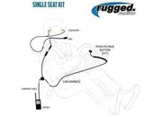 Rugged Radios Nascar racing single seat kit with rdh digital handheld radio (uhf)