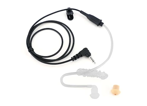 Rugged Radios LISTEN-ONLY ACOUSTIC EAR PIECE TUBE WITH 3.5MM PLUG