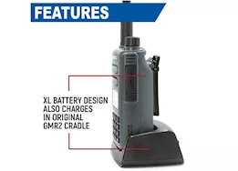 Rugged Radios Gmr2 handheld long-lasting xl battery w/usb charging port