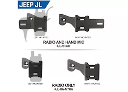 Rugged Radios Handheld radio grab bar mount for jeep jl-fits r1/v3/gmr2/rh-5r radios