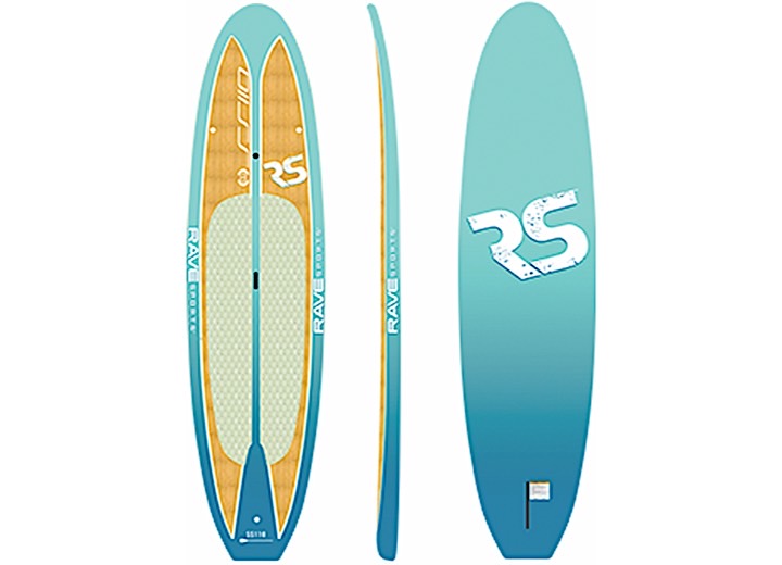 RAVE SPORTS SHORELINE SERIES SS110 10 FT. 9 IN. SUP - CARIBBEAN BLUE