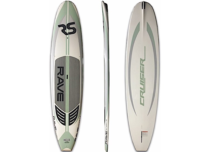 RAVE SPORTS HYBRID DISPLACEMENT 116 CRUISER 11 FT. 6 IN. SUP SEAGLASS