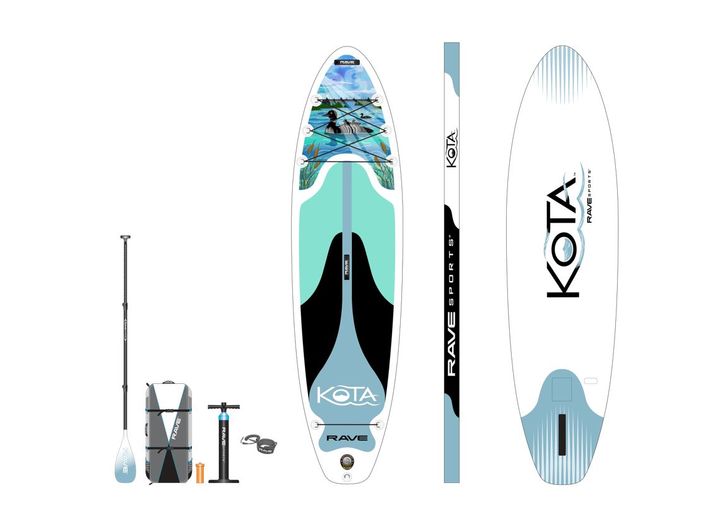 THE 2022 RAVE SPORTS  INFLATABLE STAND UP PADDLEBORAD KOTA LOON PACKAGE