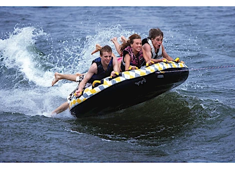 RAVE Sports Mass Frantic 4 Person Towable Deck Tube
