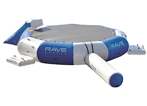 RAVE Sports Splash Zone Plus 16’ Water Bouncer with Slide & Log