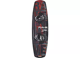 RAVE Sports Lyric Wakeboard with Bindings Package - Red