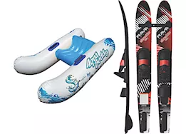 RAVE Sports Jr. Shredder Combo Water Skis & Aqua Buddy Starter Package