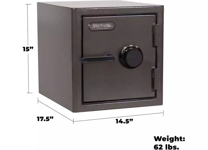 Sanctuary Fireproof Diamond Home and Office Safe, 1.25 cu. ft.