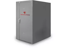 Survive A Storm Shelters Extreme 4x6 8 person occupancy storm shelter; rail grey