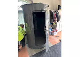Survive A Storm Shelters Twisterpod max 05 6 person occupancy storm shelter; rail grey