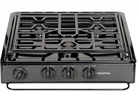 Airxcel-Suburban Suburban scnb2b1xex 3 burner slide-in cooktop blk Main Image