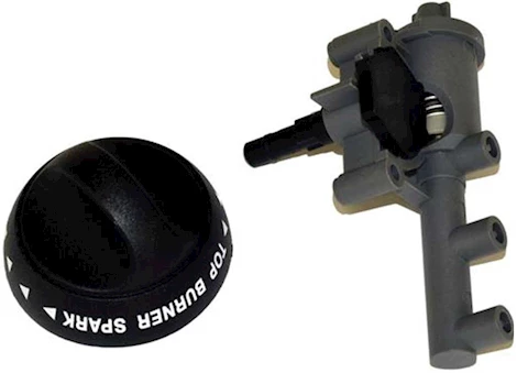 Suburban RV COOKTOP RANGE PIEZO IGNITER AND KNOB (WSL THEN USE 2-525013)