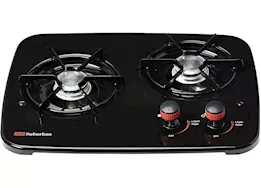 Suburban RV Stop top panel only (2 burner) black