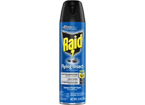 SC Johnson RAID FLYING INSECT KILLER INSECTICIDE AEROSOL SPRAY, OUTDOOR FRESH SCENT- SINGLE