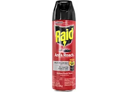 SC Johnson Raid ant and roach killer insecticide aerosol spray, outdoor fresh scent- single