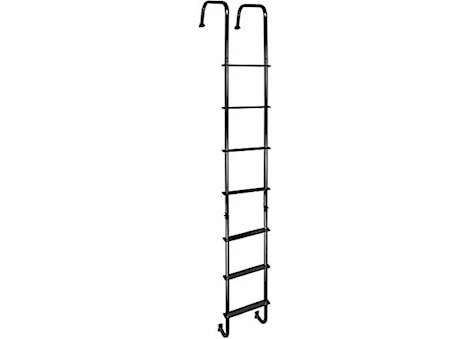 Stromberg Carlson Products, Inc OUTDOOR RV LADDER UNIVERSAL LADDER BLACK POWDER COAT OVER BLACK ANODIZED ALUM