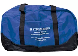 Stromberg Carlson Products, Inc Travel trailer leveler kit, includes 2 base pad levelers, 1 peak, 4 pads and 2 wheel chocks