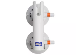 SeaSucker Heavy duty rod holder w/(2) 4.5in vacuum mounts; pvc rod tube