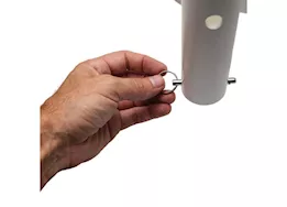 SeaSucker Pro series 2-rod holder w/6in vaccum mount; pvc rod tubes
