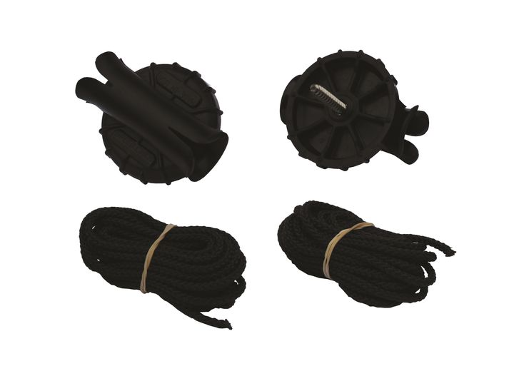 TIMBER CINCH (BLK + ROPE) -2PK