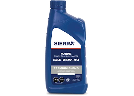 Sierra Marine 25W-40 FC-W 4-STROKE CATALYST OIL, QT.