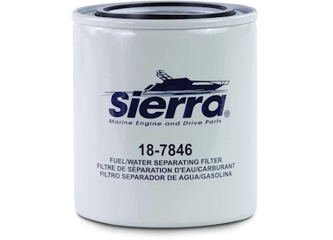 Sierra Marine FUEL FILTER. RATING: 21 MICRON. THREAD PITCH: 1IN-12. SIZE:4.3IN H