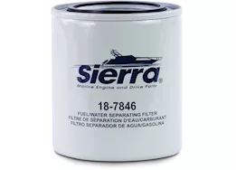Sierra Marine Fuel filter. rating: 21 micron. thread pitch: 1in-12. size:4.3in h