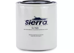 Sierra Marine Fuel water separator filter. rating:10 micron. filter size:long - 4.35in or 11