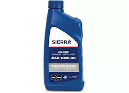 Sierra Marine 10w-30 fc-w 4-stroke oil, qt