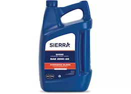 Sierra Marine 25w-40 fc-w synthetic blend catalyst oil, 5 qt.