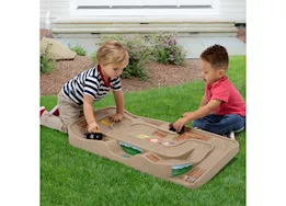 Simplay3 Double-Sided Carry & Go Race Track Table for Toy Cars & Trains